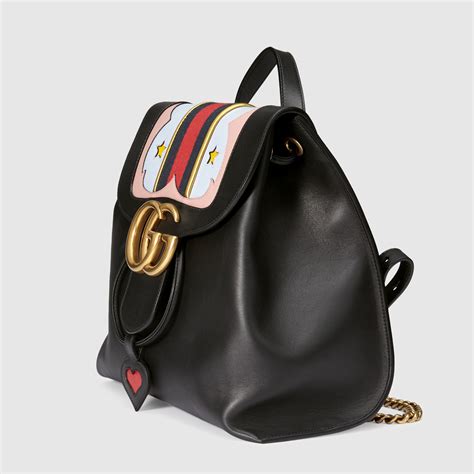 borsa marmont gucci grande|gg marmont leather backpack.